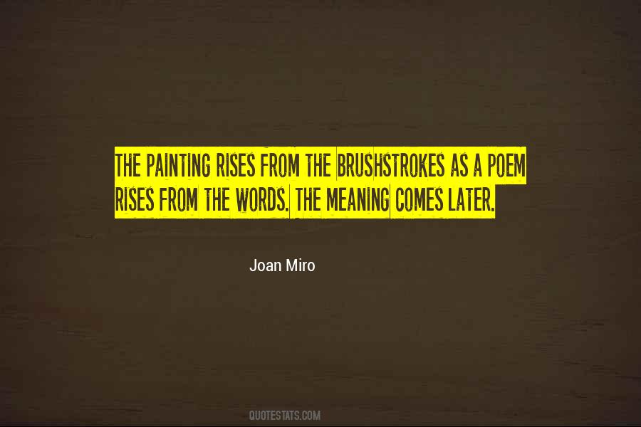 Quotes About Brushstrokes #1825496