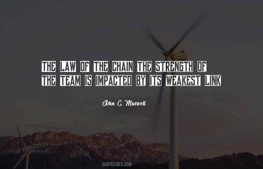 Strength Of The Team Quotes #71035