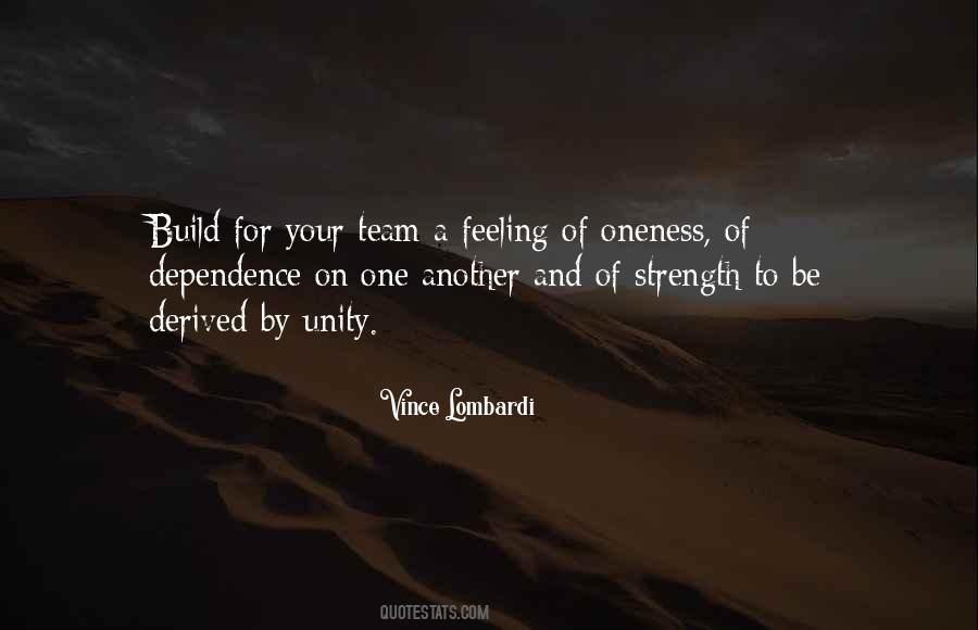 Strength Of The Team Quotes #967899
