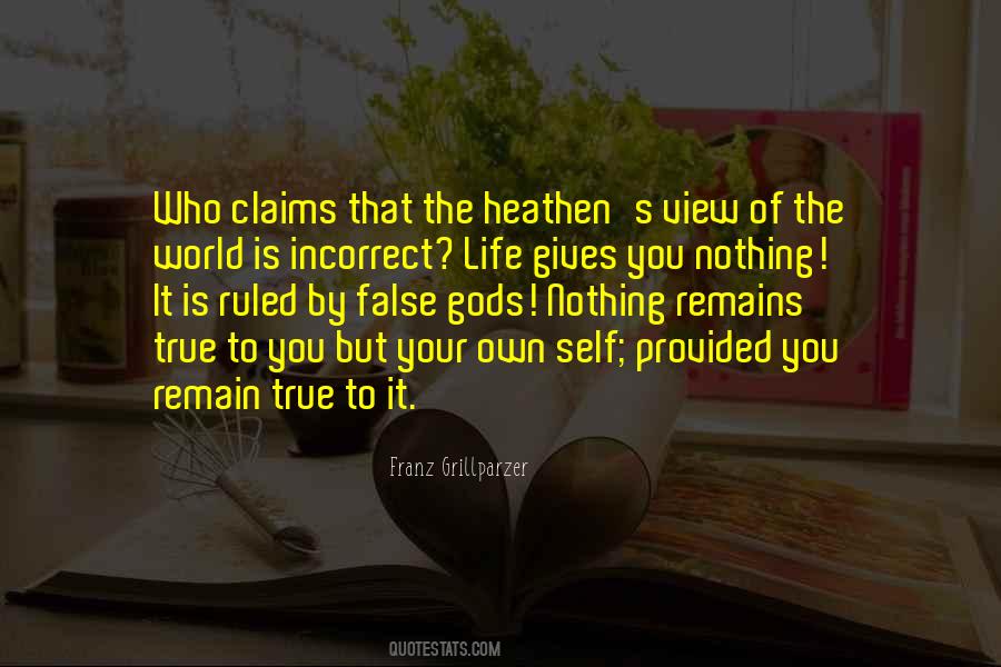 Quotes About False Gods #1378854