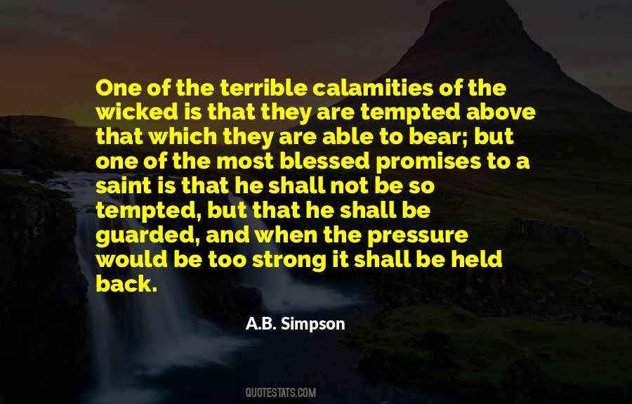 Quotes About Calamities #1048710