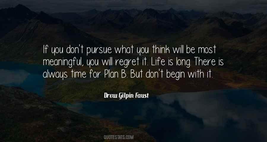 Quotes About Plan B In Life #86545