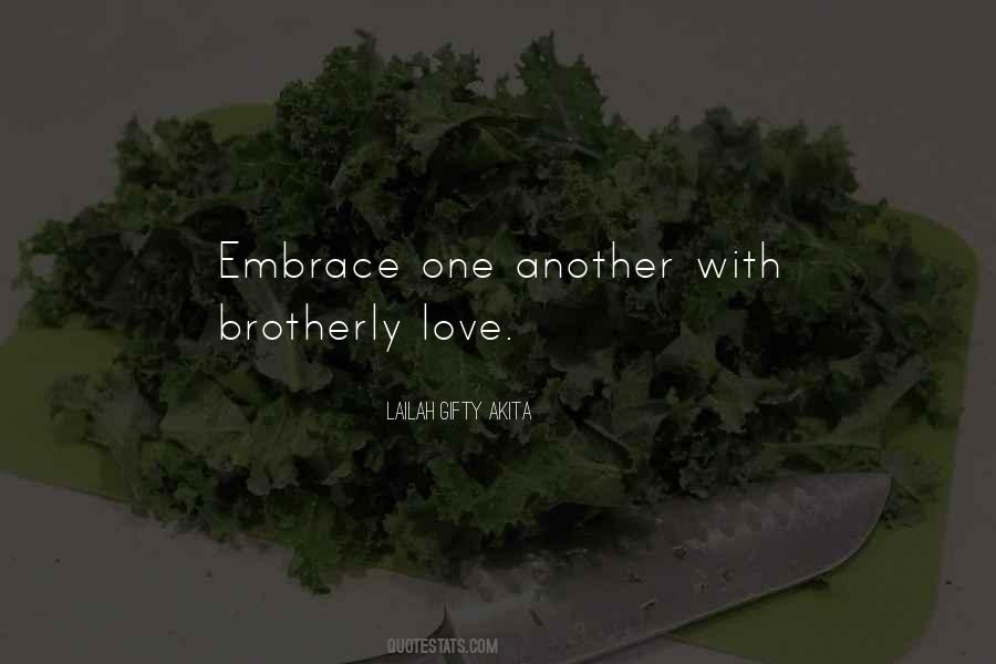Quotes About Brotherly Love #1169195