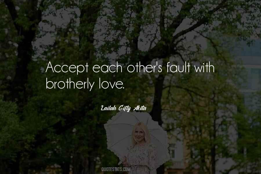 Quotes About Brotherly Love #1547129