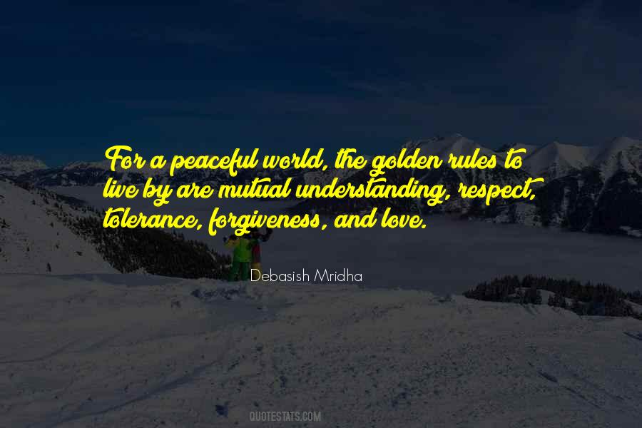 Peaceful World Quotes #1002022