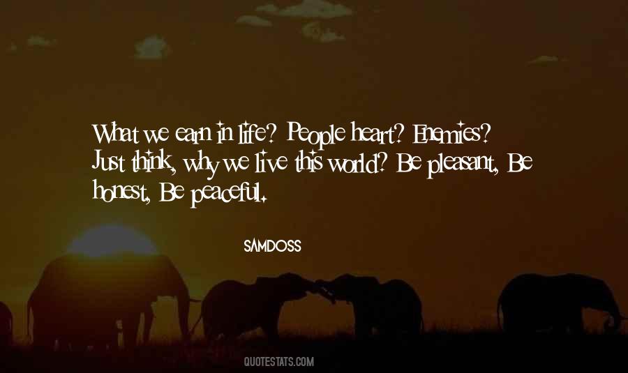 Peaceful World Quotes #232849