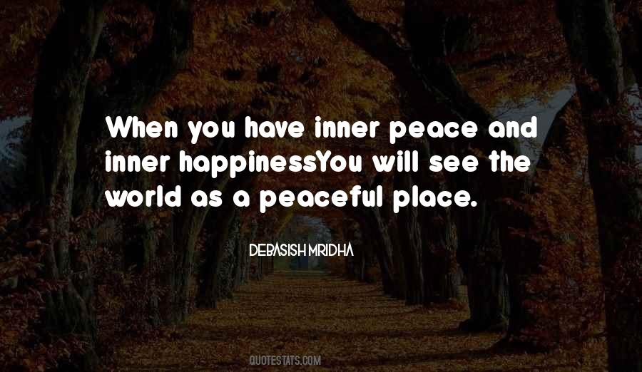 Peaceful World Quotes #242983