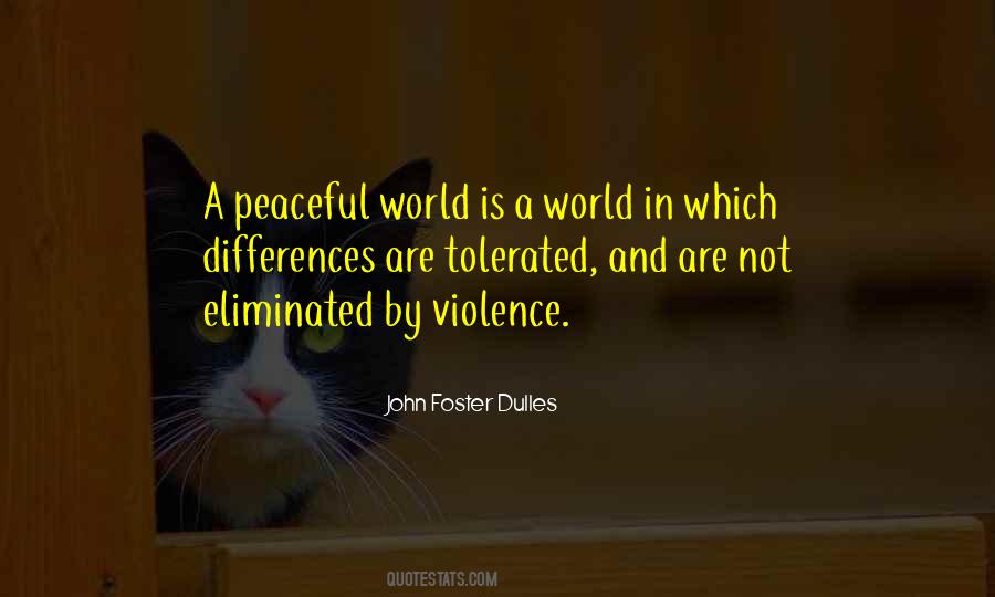 Peaceful World Quotes #646818