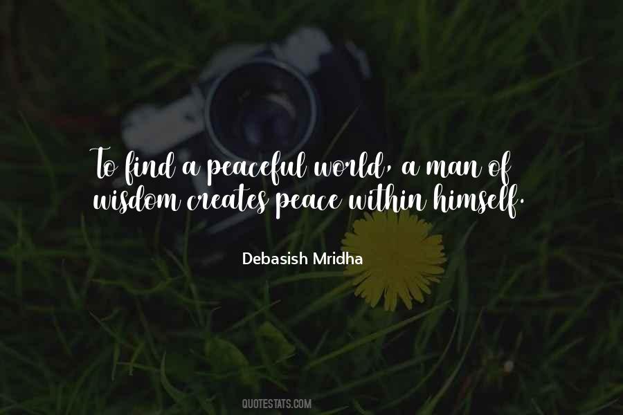 Peaceful World Quotes #833899