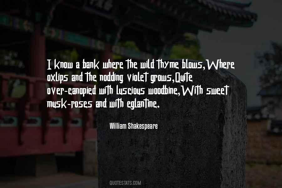 Shakespeare Flowers Quotes #1667505