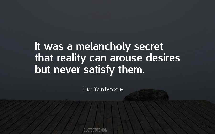 Quotes About Secret Desires #1442073