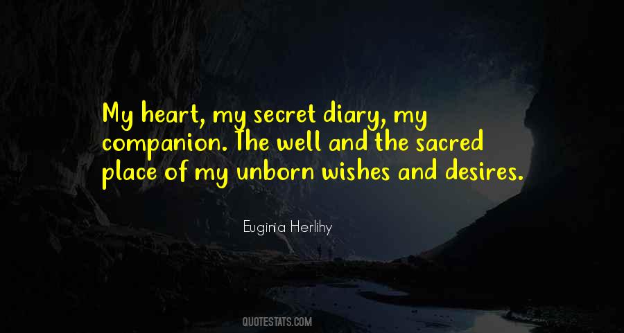 Quotes About Secret Desires #1484370