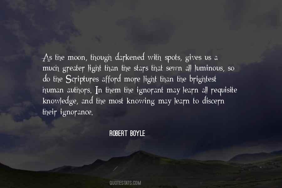 Light And Knowledge Quotes #1091701