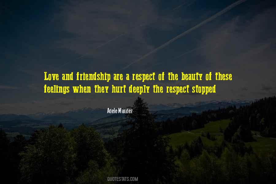 Quotes About Love Hurt Feelings #359765