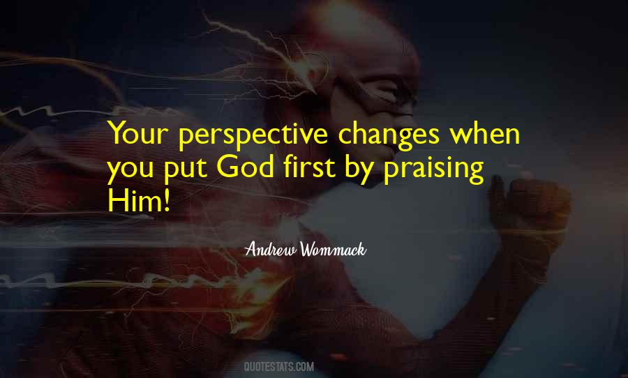 Quotes About God First #1412673