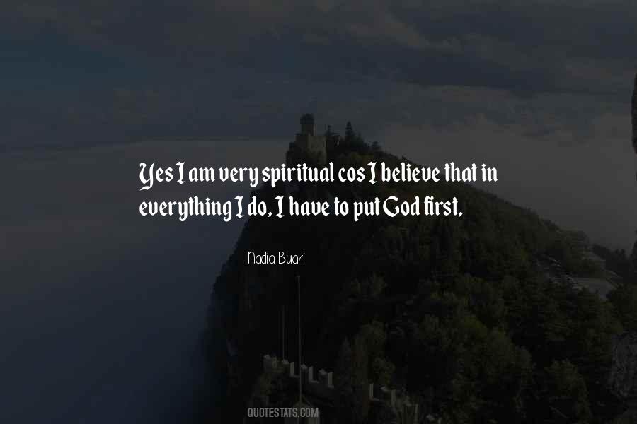 Quotes About God First #1566216