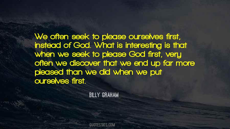 Quotes About God First #947691