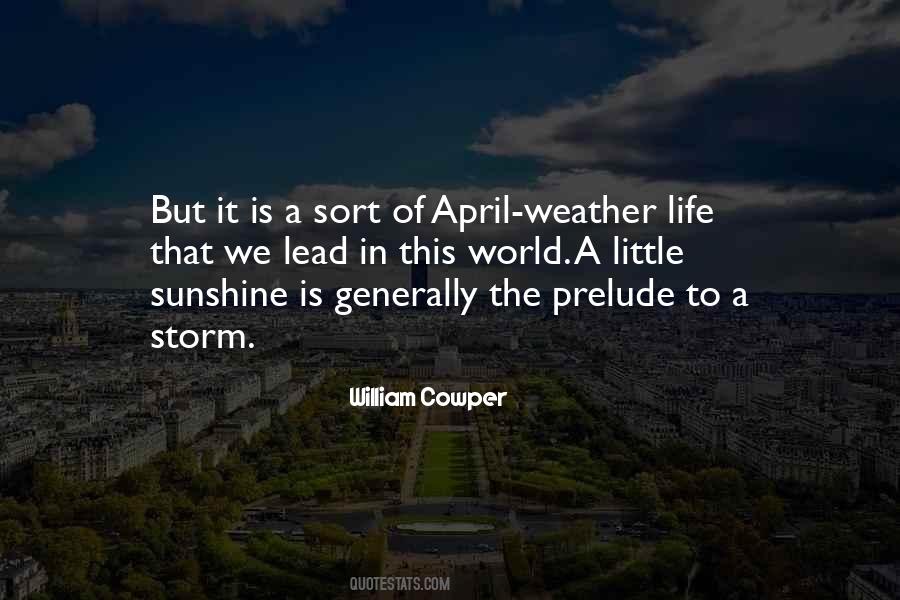 Quotes About April Weather #873481