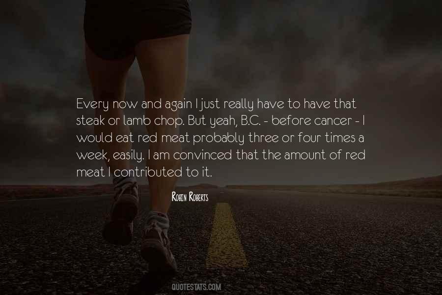 Quotes About Red Meat #1016832