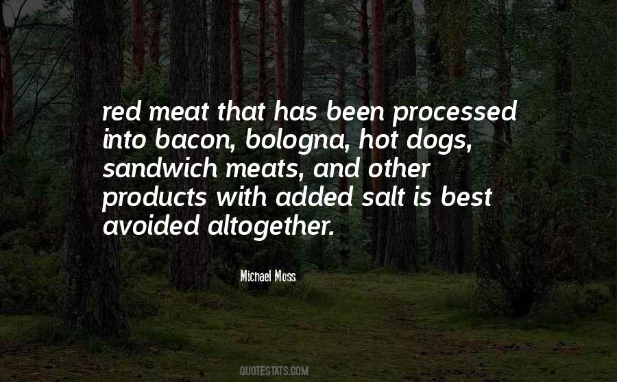 Quotes About Red Meat #1047656