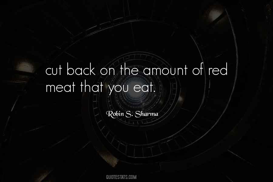 Quotes About Red Meat #153992