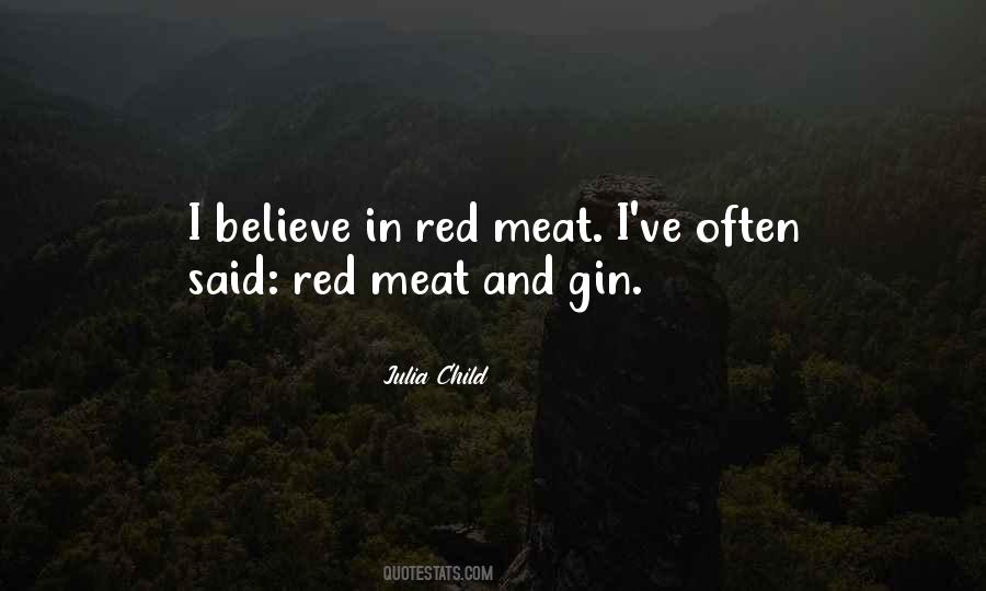 Quotes About Red Meat #1549342