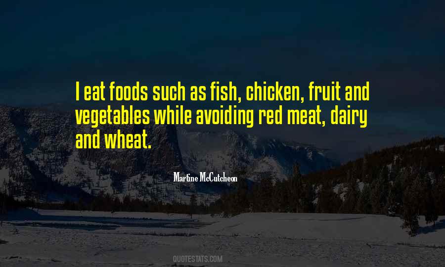Quotes About Red Meat #214609