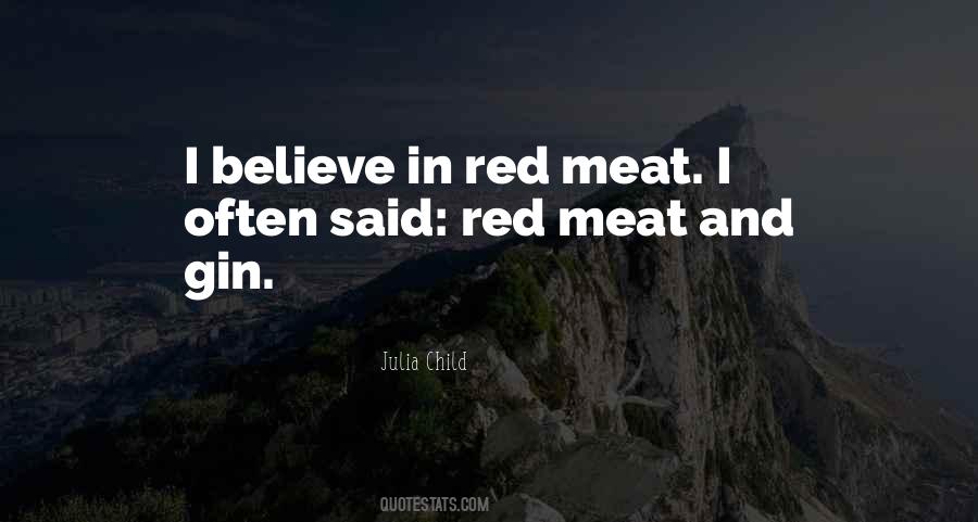 Quotes About Red Meat #683192