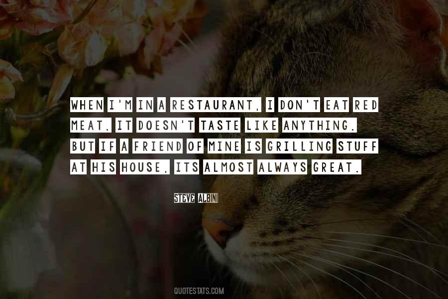 Quotes About Red Meat #73652