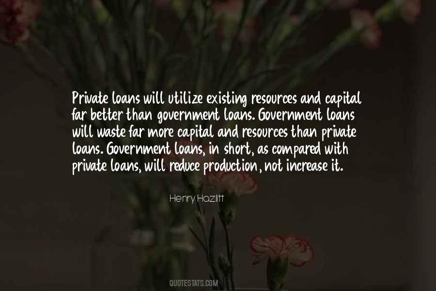 Government Loans Quotes #1011393