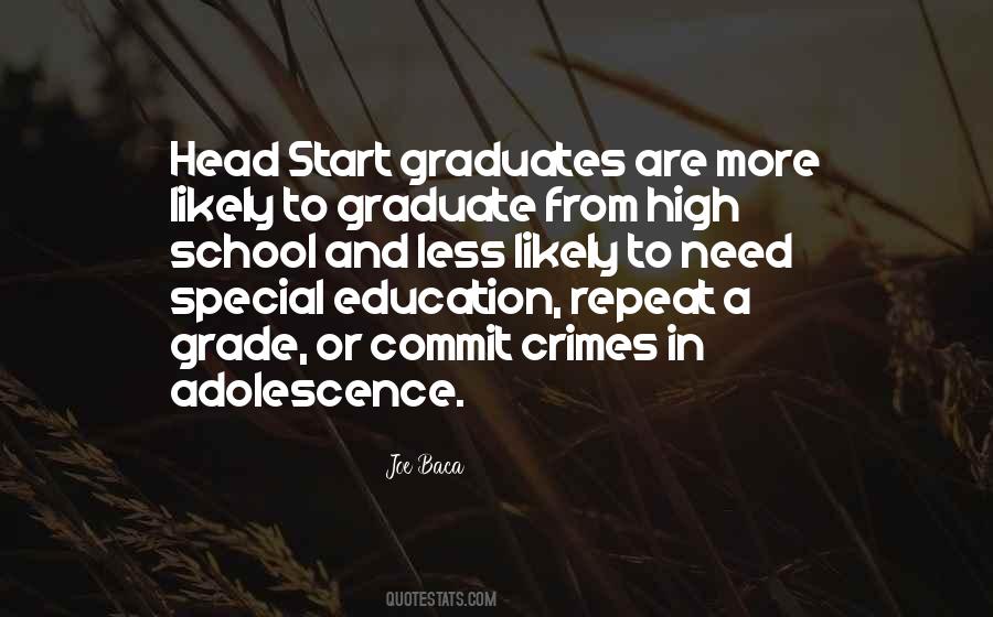 Quotes About Head Start #1642392