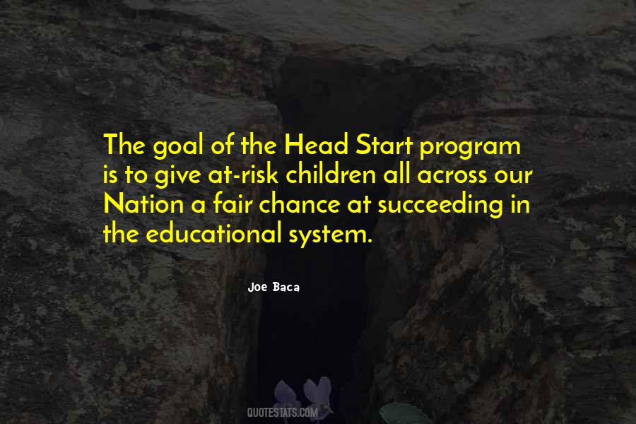 Quotes About Head Start #409581