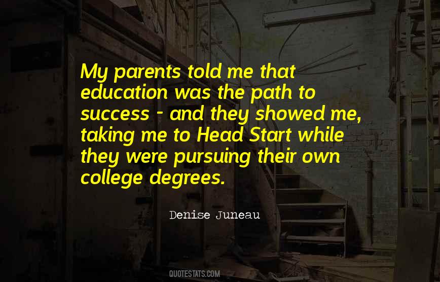 Quotes About Head Start #46817