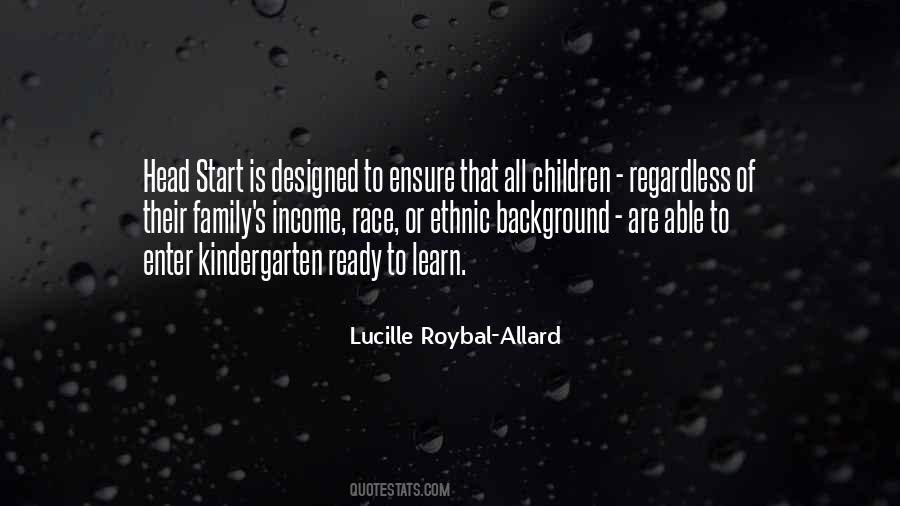 Quotes About Head Start #570278