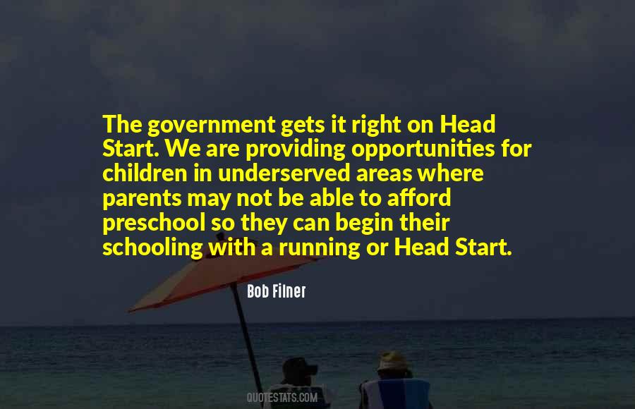 Quotes About Head Start #92113