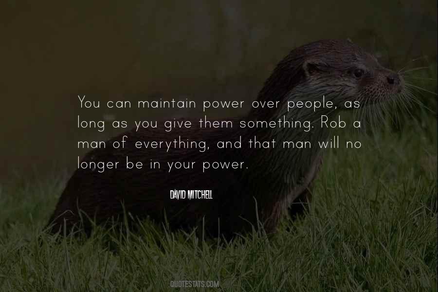 Power Over People Quotes #1498820