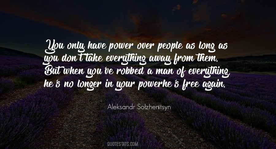 Power Over People Quotes #807880