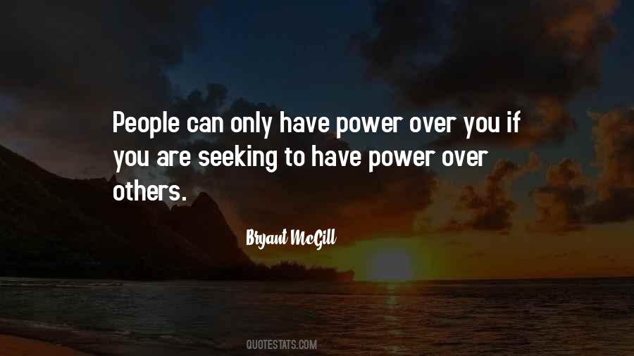 Power Over People Quotes #962188