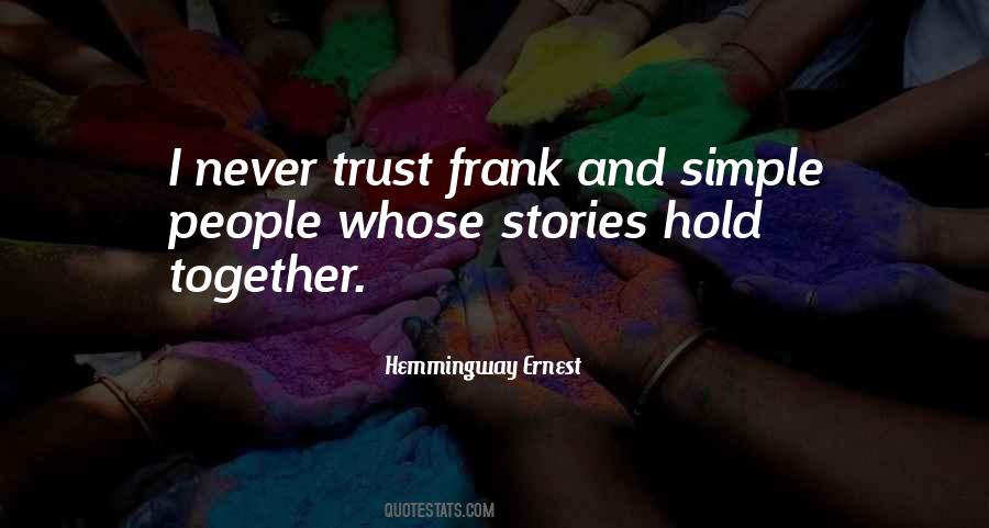 Hold Together Quotes #1496618