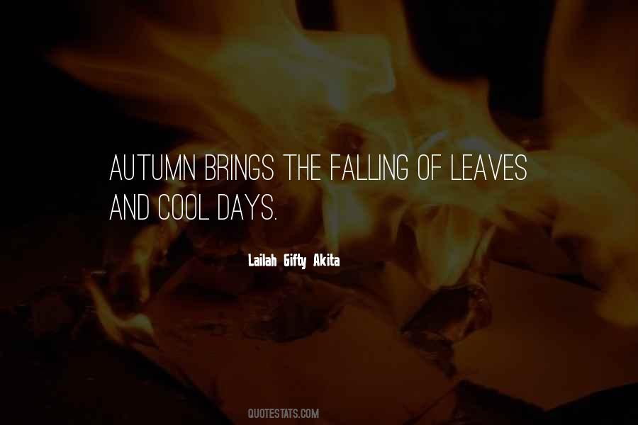 Falling Of Leaves Quotes #395354