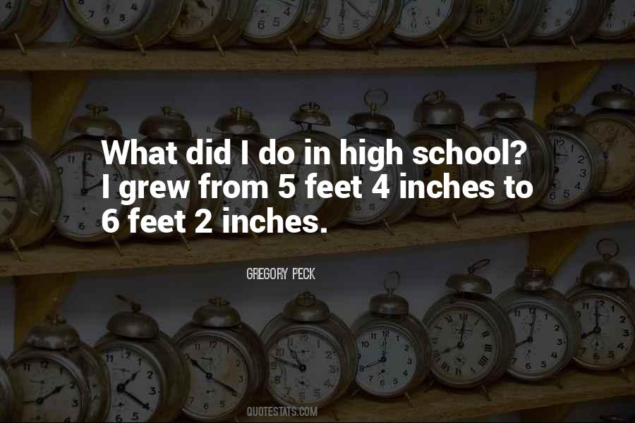 Inches Feet Quotes #177913