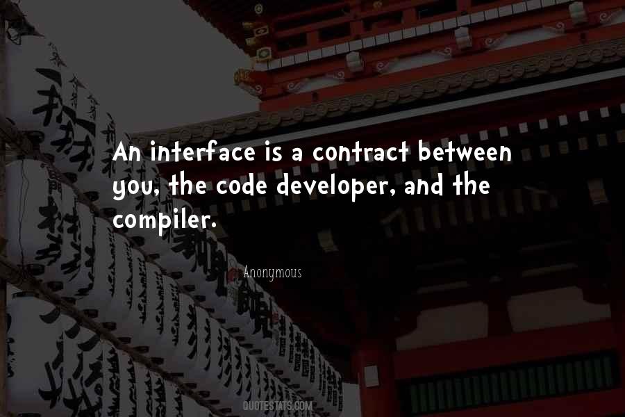Quotes About Interface #1119858