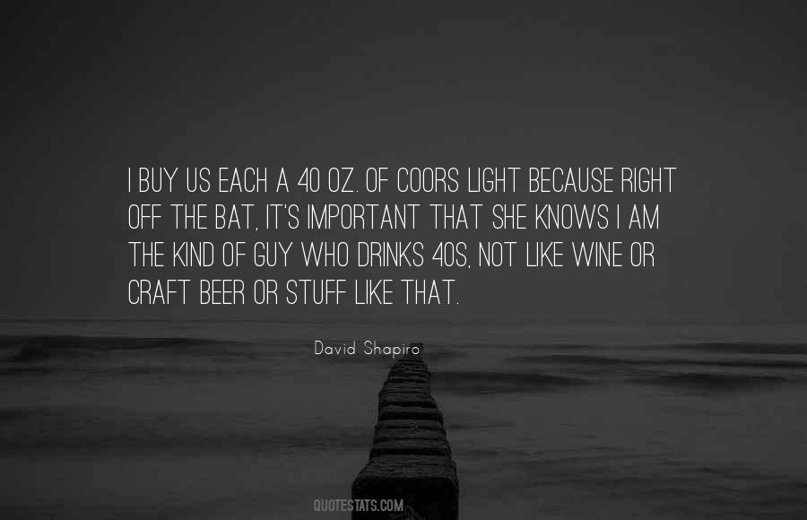 Beer Light Quotes #1469540