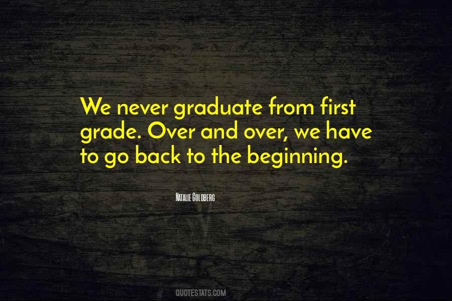 Quotes About Back To The Beginning #924511