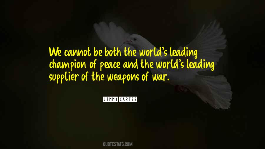 Quotes About Weapons In World War 1 #1651469