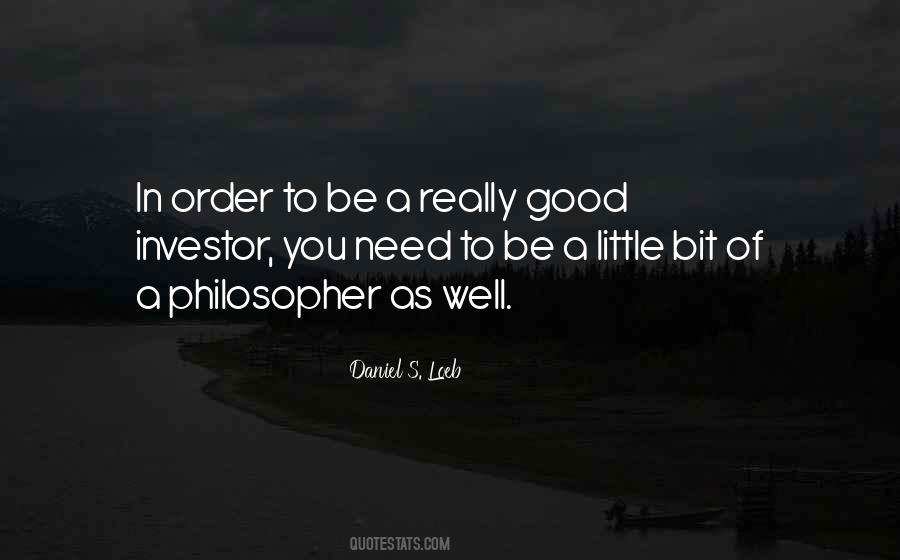 To Be A Philosopher Quotes #943588