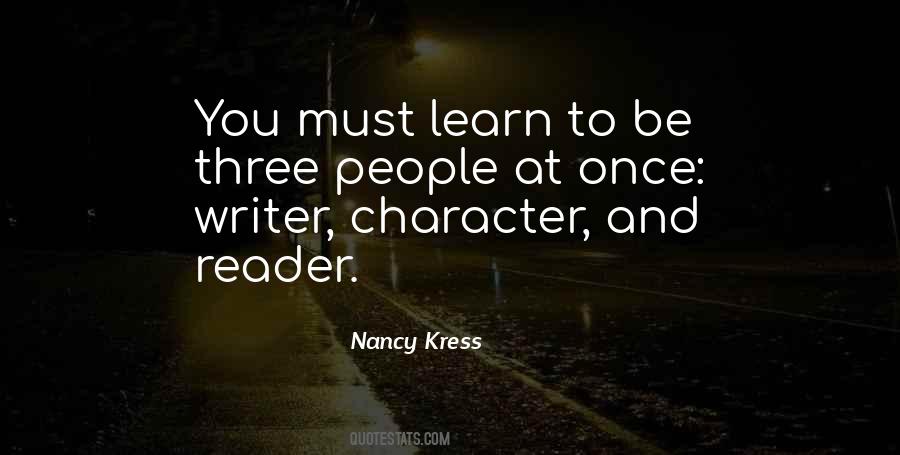 Writing Character Development Quotes #527707