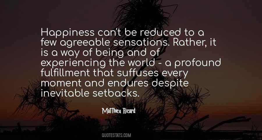 Happiness And Fulfillment Quotes #1751063