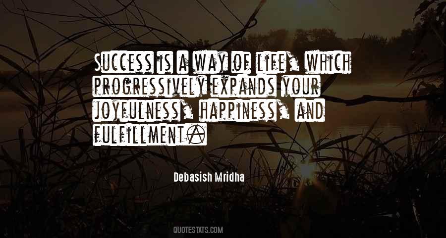 Happiness And Fulfillment Quotes #84781