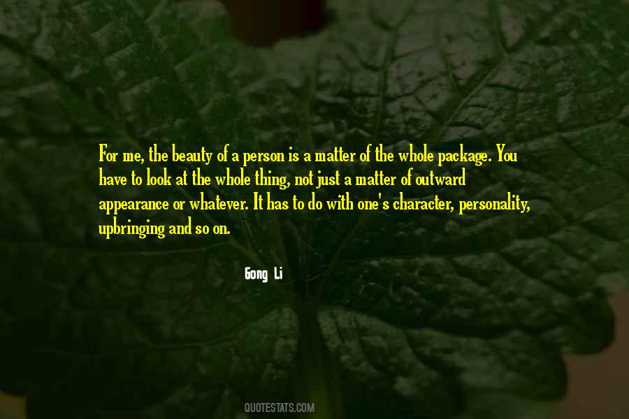 Quotes About Outward Appearance #1521967